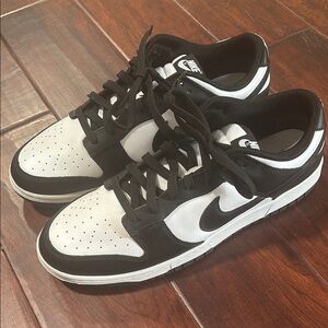 Nike Black and White Dunk-Inspired Sneakers